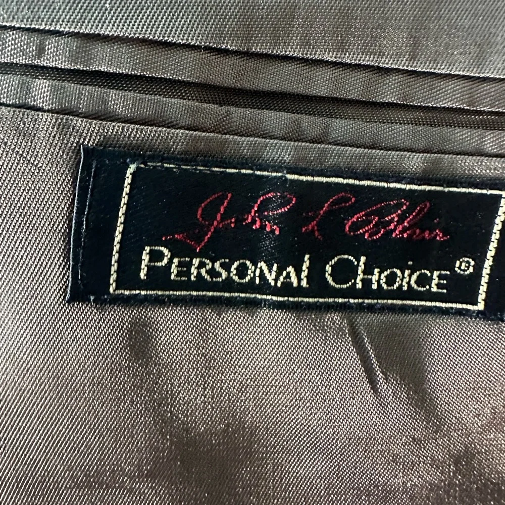 John L. Blair Personal Choice Brown Men’s Sport Coat No SZ See  Measurements EUC